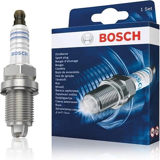 شمع دو پلاتینه بوش اصلی روسیه مثبت BOSCH 9 مناسب خودرو دوگانه سوز